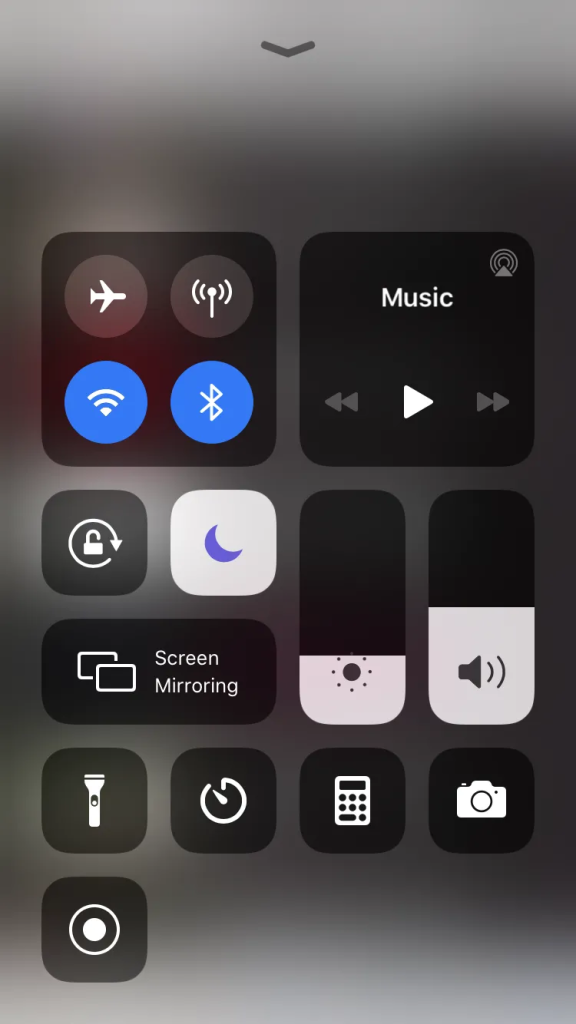 record screen on an iPhone